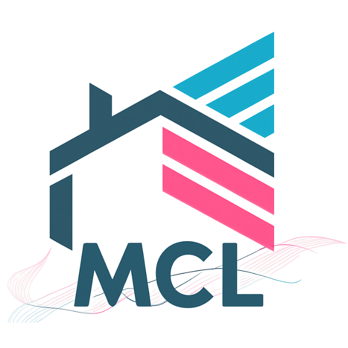 MCL Constructora - Logo empresa construcción Linares
